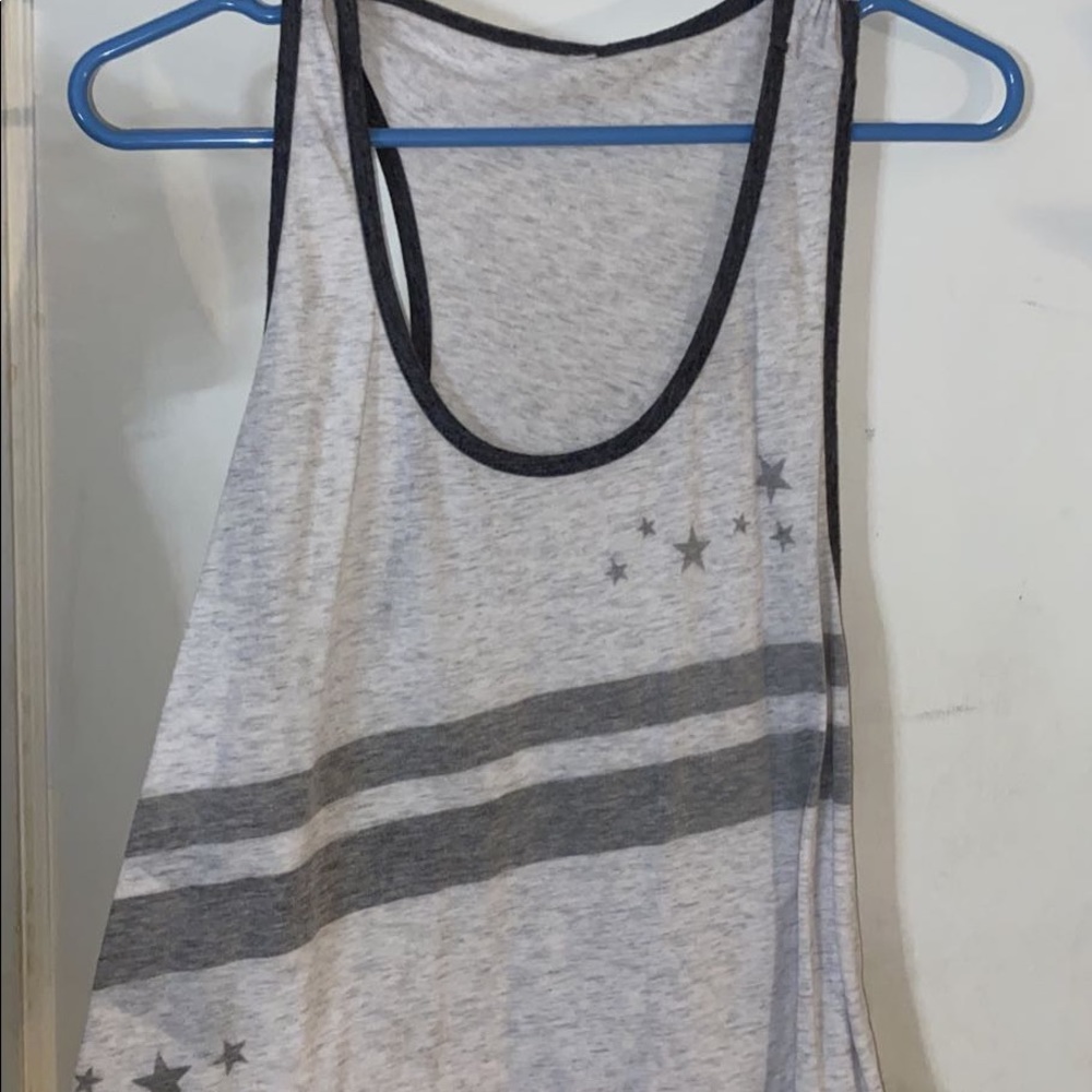 Grey Toned American Flag Tank Top